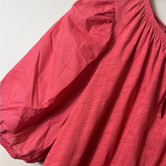 NWT Old Navy Cherry Tomato Puff Sleeve Knit Short Sleeve Top Size Small Cotton - Picture 5 of 10